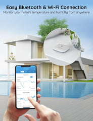 GoveeLife H5179 close sensor detail highlighting Swiss-made accuracy and fast updates