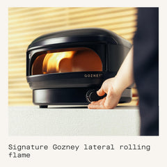 Gozney Arc Lite in use baking a 12-inch pizza quickly and evenly