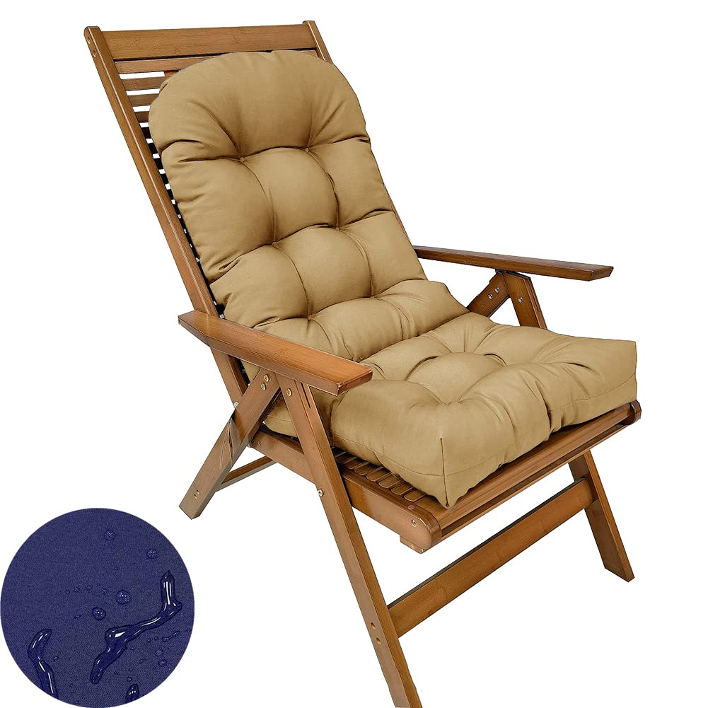 GPPSUNGD front view cushion showing full coffee cover and shape for outdoor chairs