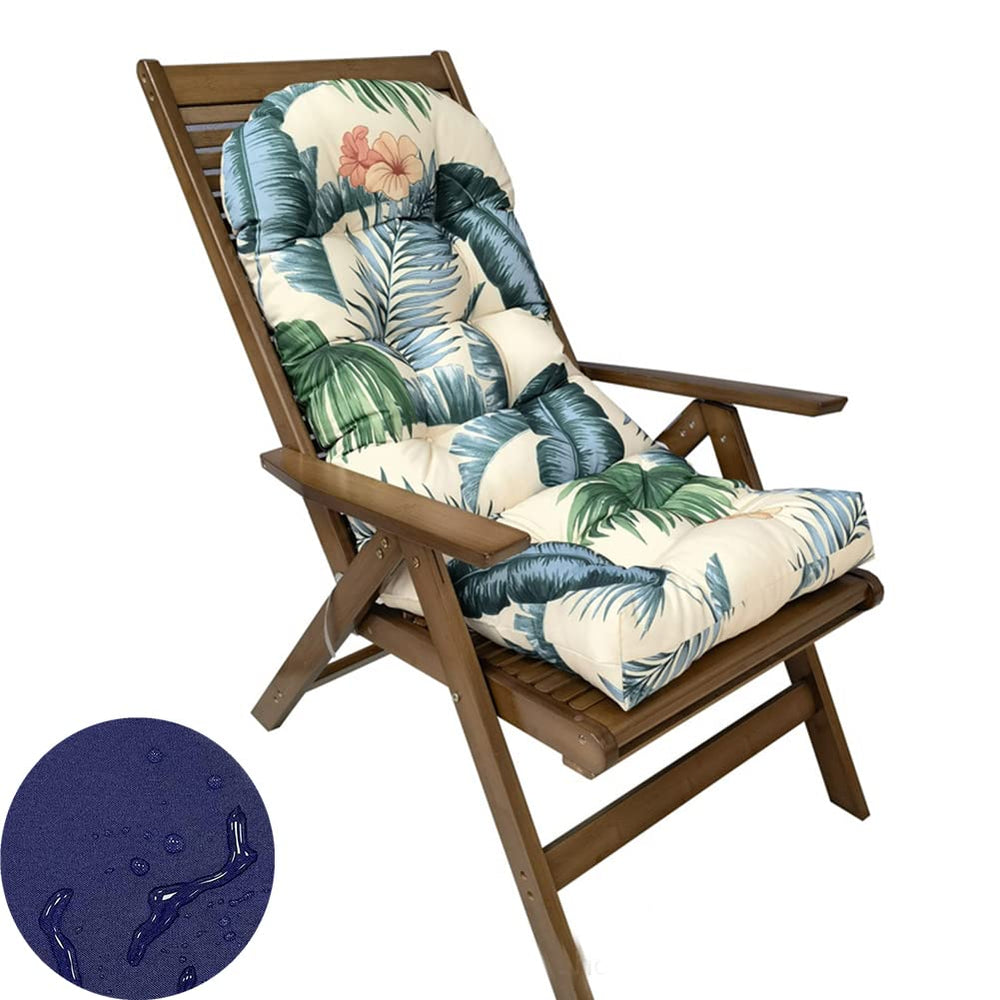 GPPSUNGD front view of high-back rocking chair cushion showing fit and style benefit