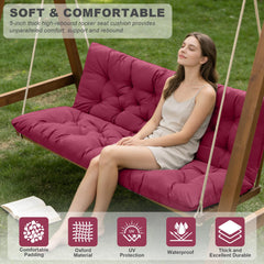 GPQAWER backrest detail showing stitching and support for relaxed seating