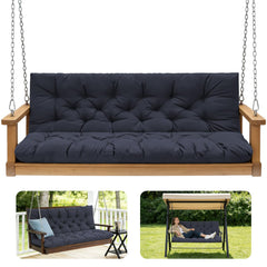 GPQAWER front view navy blue cushion on swing showing fit and style