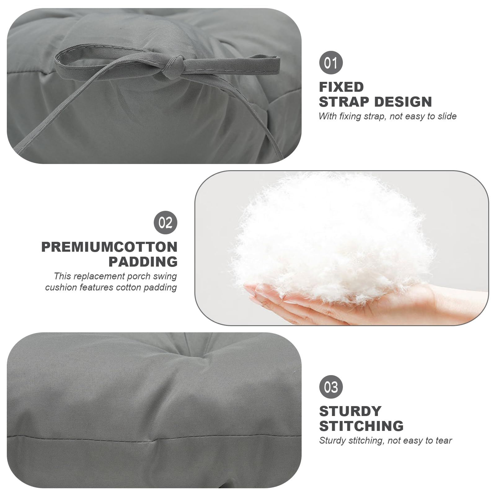 GPQAWER vacuum-packed cushion ready for easy delivery unpacking