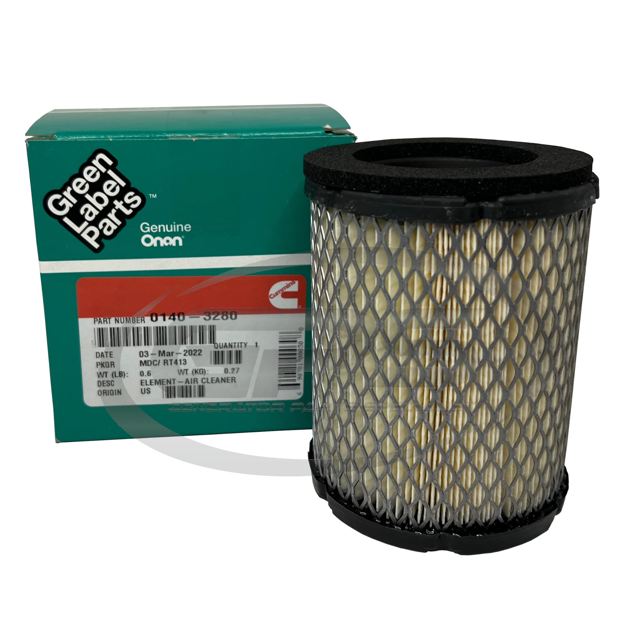 GPS Onan air and fuel filters close-up protecting engine components benefit