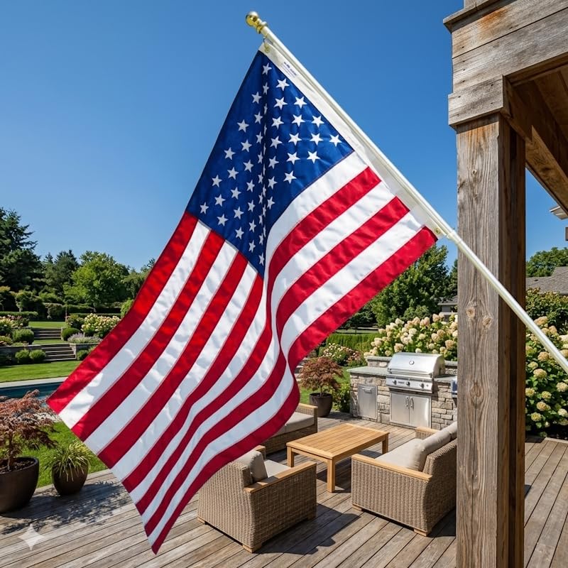 Grace Alley folded flag in storage showing neat presentation and gift-ready quality