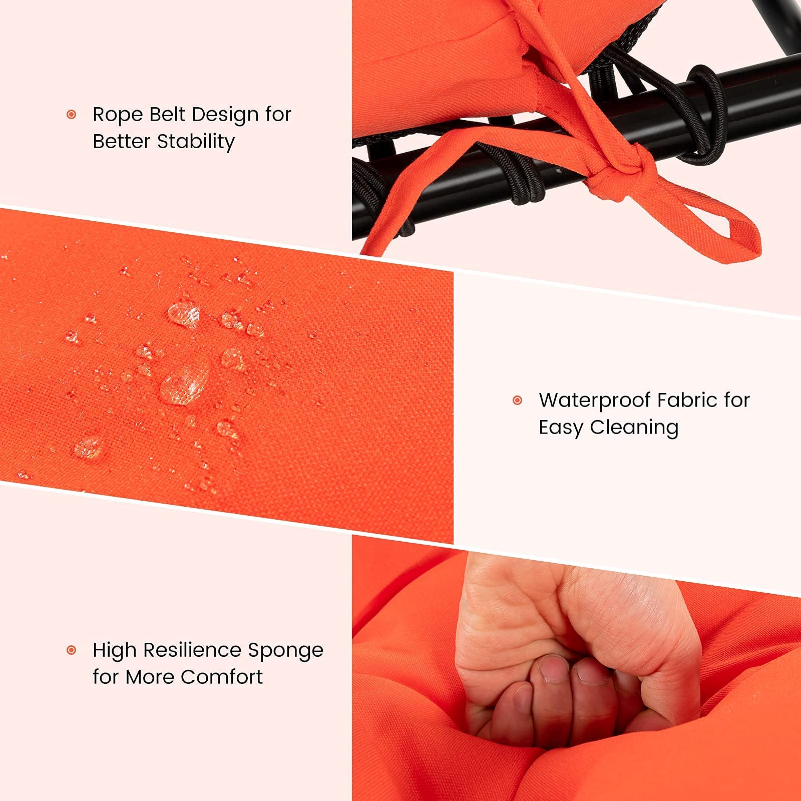 GRAFFY side profile highlighting 5-inch thickness and supportive loft benefit