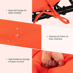 GRAFFY side profile highlighting 5-inch thickness and supportive loft benefit