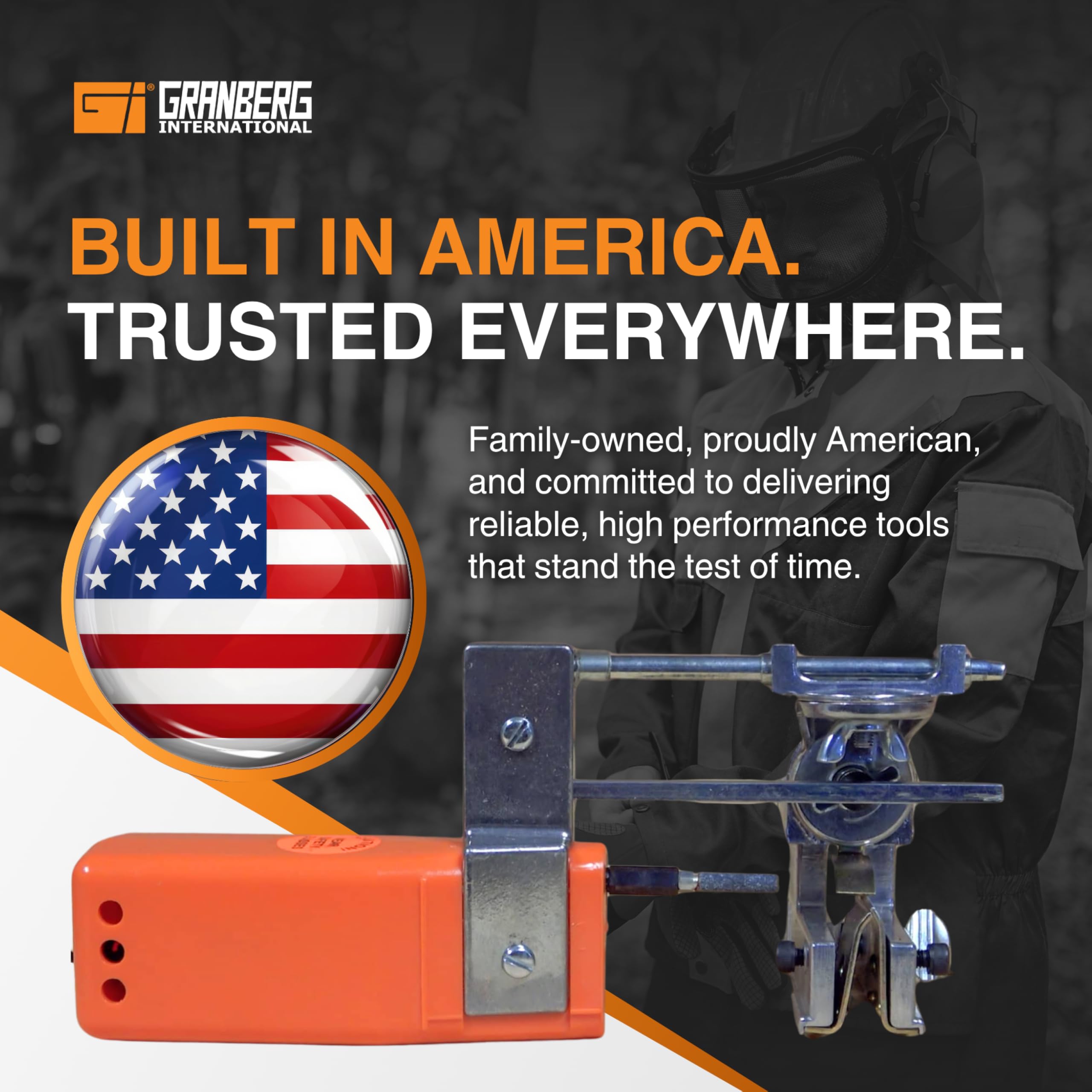 Granberg G1012XT 12V power cord connection showing battery-powered portability benefit