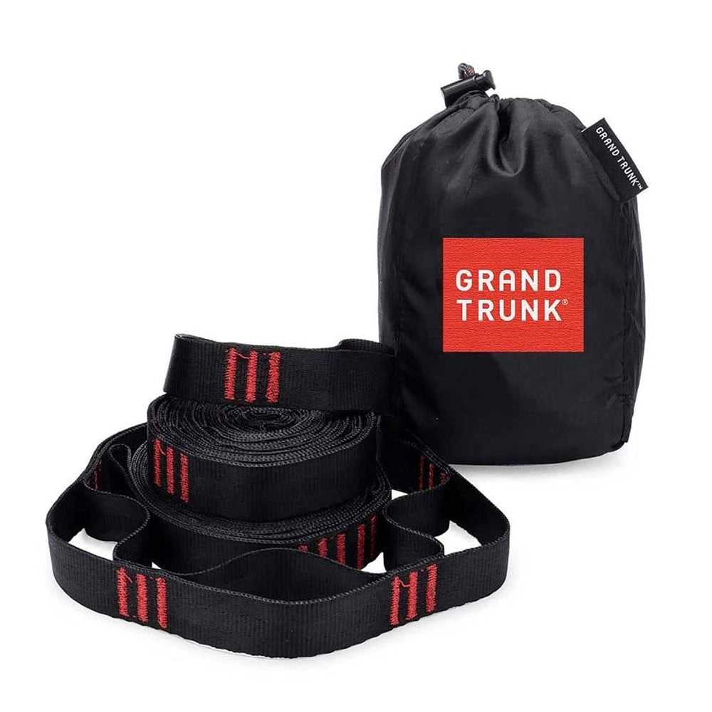 Grand Trunk straps coiled in carry bag for fast transport and compact storage