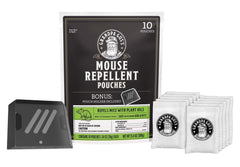 Grandpa Gus's front packaging displaying 10 pouches and holders, clear protection