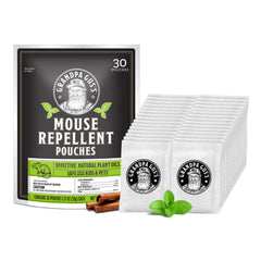 Grandpa Gus's front packaging showing 30-count pouch box and clear labeling for easy storage