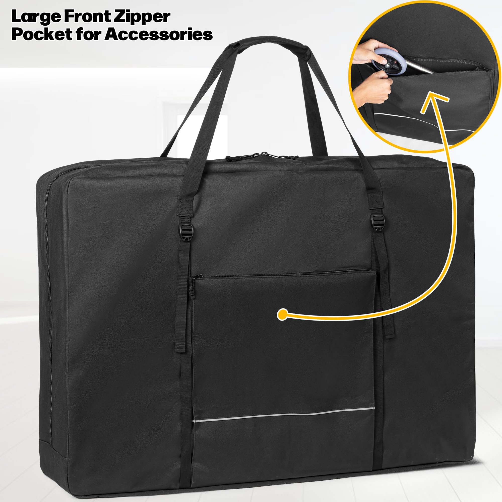 GRAOSO padded shoulder strap close-up for comfortable carrying on long walks
