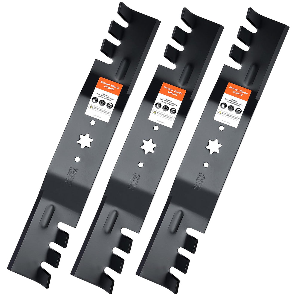 Grasscool blade front angle view showing precise fit and improved cut