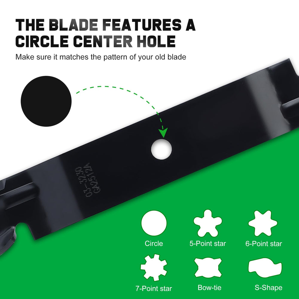 Grasscool center hole detail highlighting circular mounting hole for secure attachment