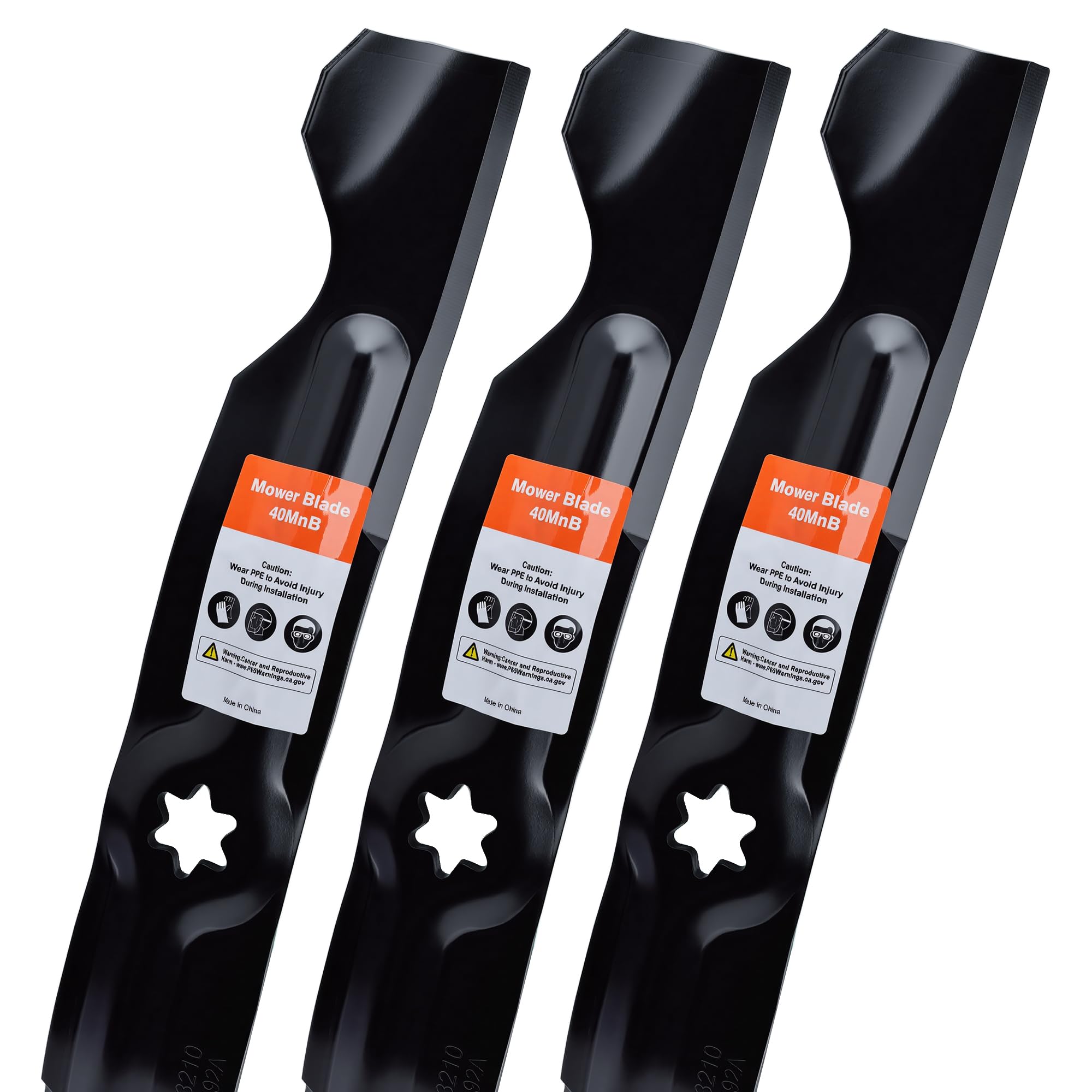 Grasscool blade front profile showing 50 inch fit and clean cutting edge