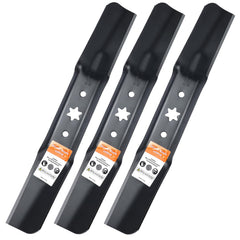 Grasscool front view blade pair showing fit and uniform edges for reliable cuts