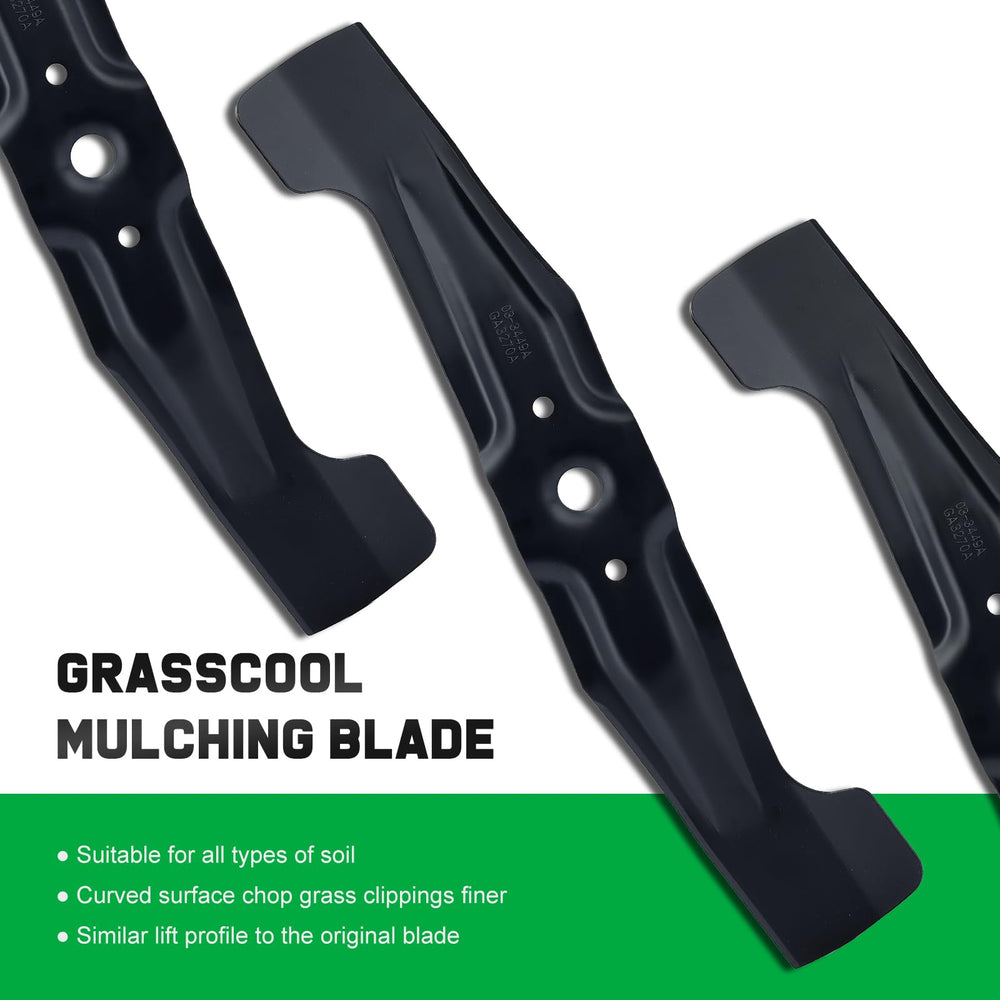 Grasscool blade mounting hole detail matching Honda parts for correct fit