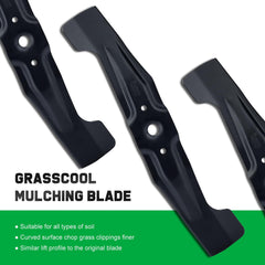 Grasscool blade mounting hole detail matching Honda parts for correct fit