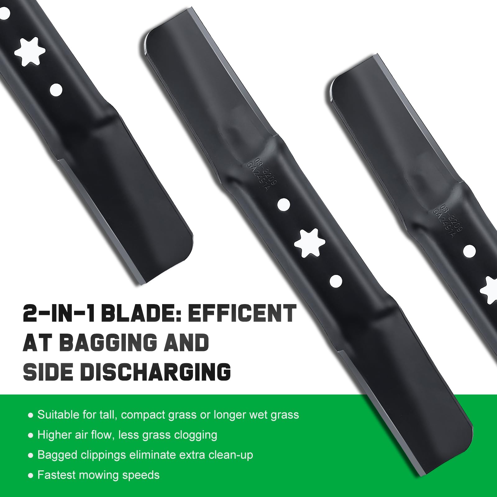 Grasscool retail packaging with spec sheet showing compatibility and specs