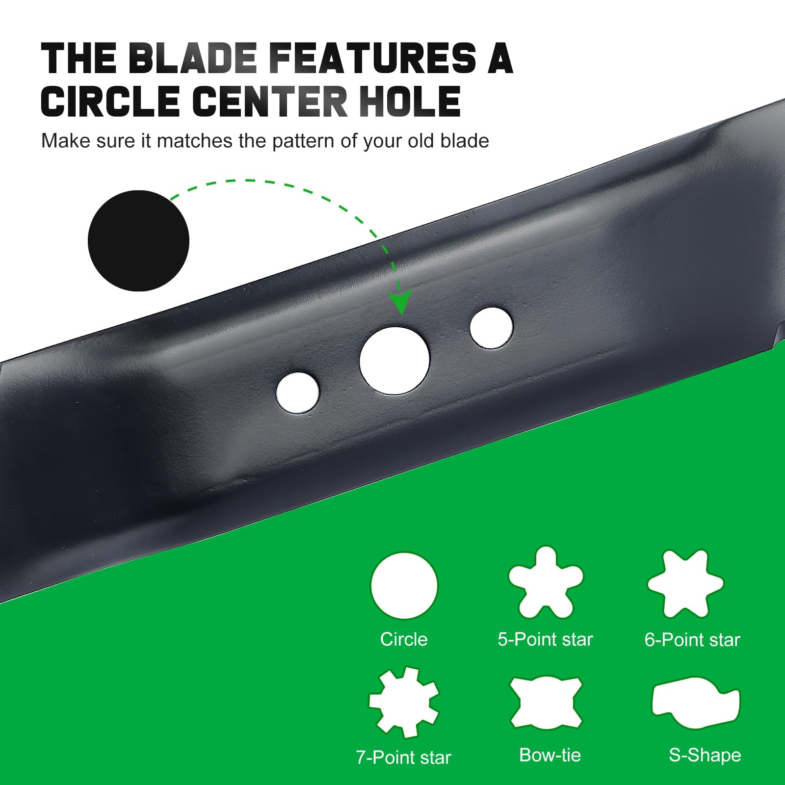 Grasscool painted blade surface showing rust protection for long shelf life and safe handling