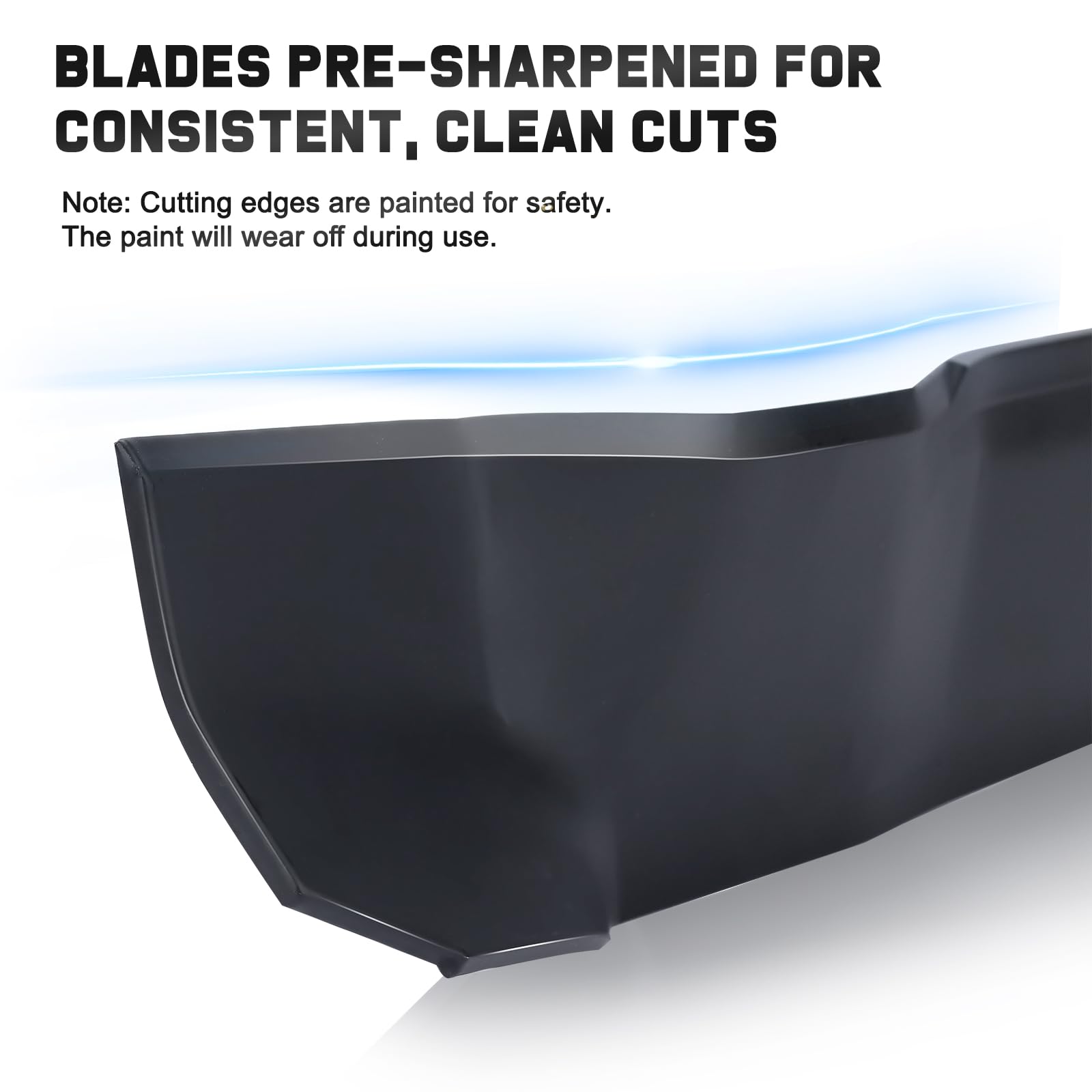 Grasscool two blades side-by-side illustrating matched balance and replacement ease