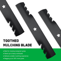 Grasscool Z248F sharpened edge close-up for crisp cutting performance