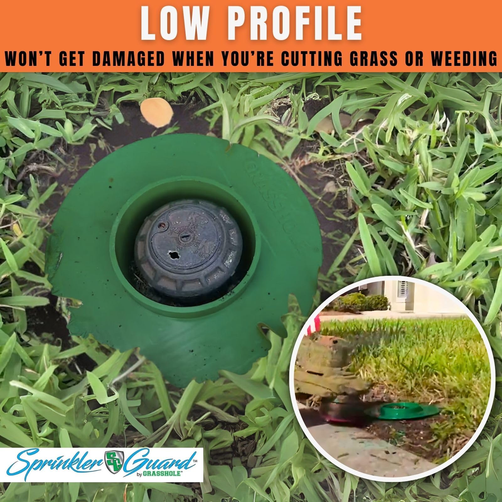 GRASSHOLE label showing patented design and veteran-owned origin