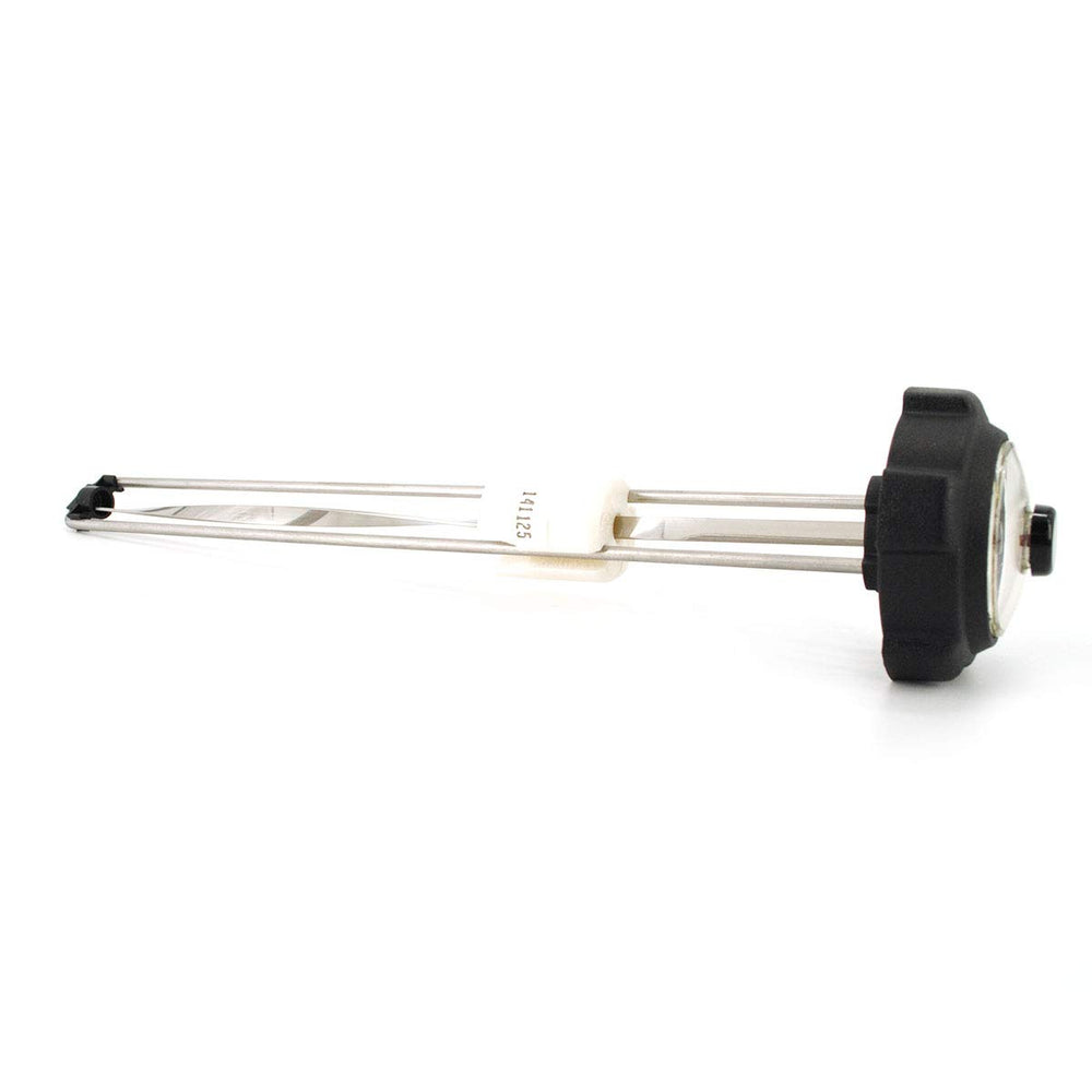 Grasshopper cap installed on FrontMount fuel tank, demonstrates correct fit and function