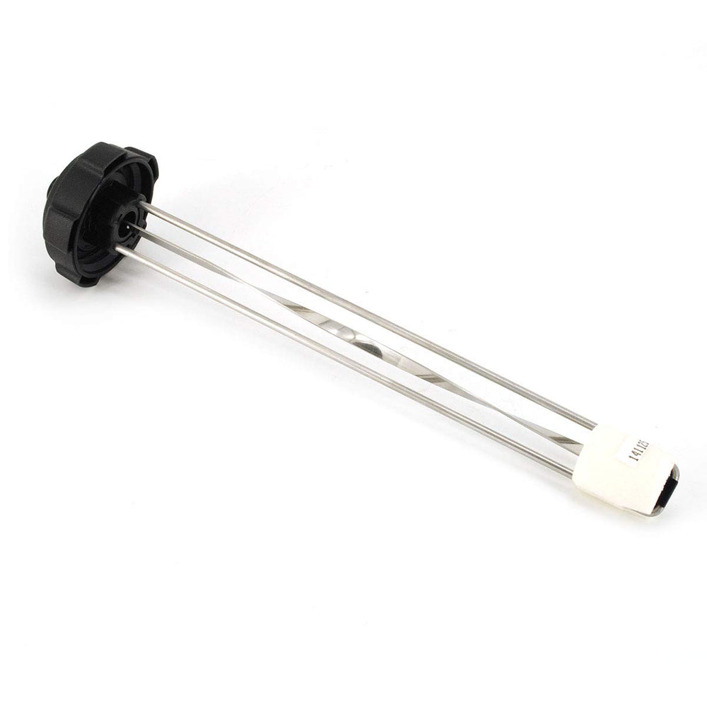 Grasshopper OEM cap front view showing design and fit, helps maintain secure fuel seal