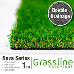 Grassline Solutions close-up texture of 1 inch pile illustrating natural look and soft feel