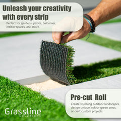 Grassline Solutions installed on balcony edge demonstrating easy installation and green upgrade
