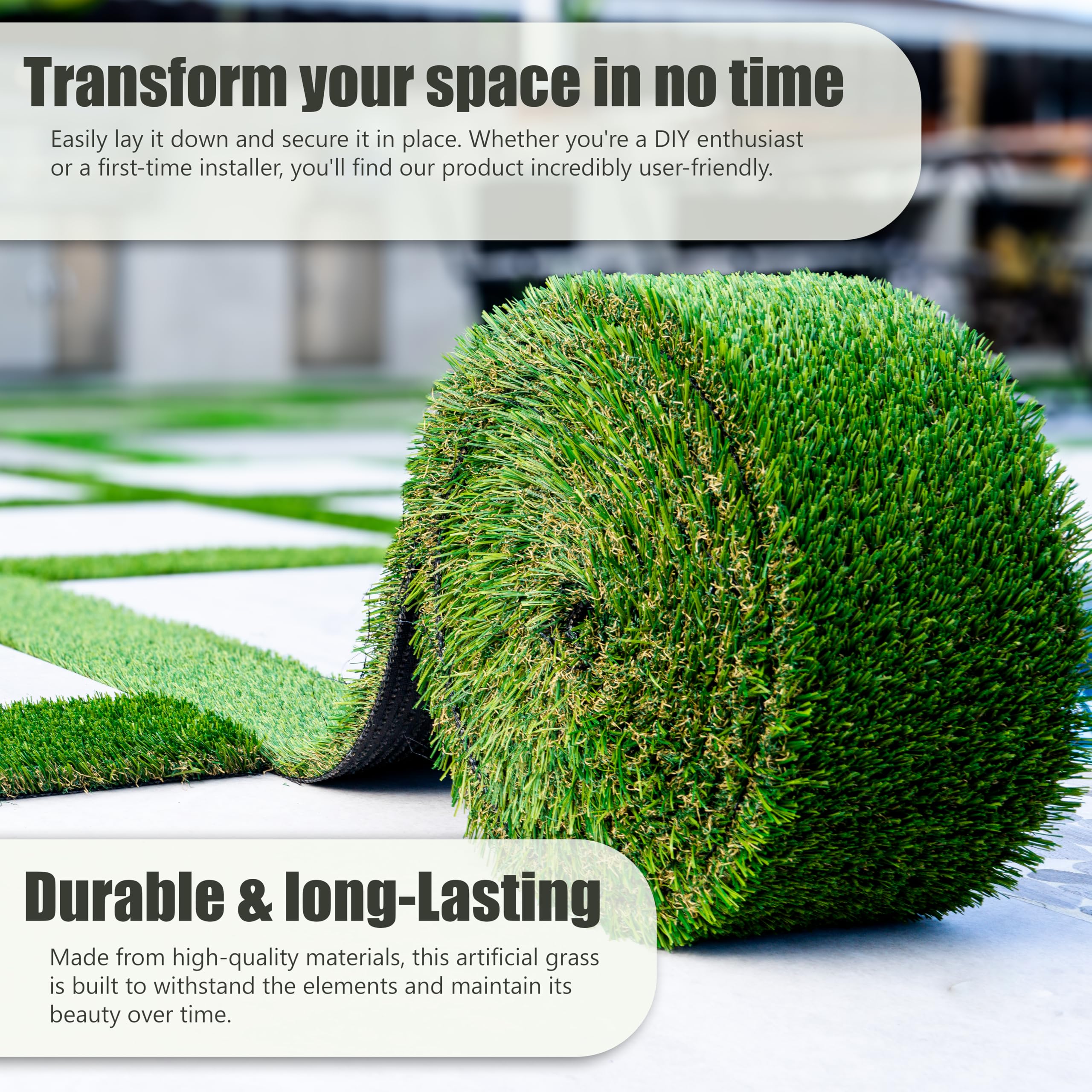 Grassline Solutions strip beside ruler showing 2-inch width for accurate scale and planning