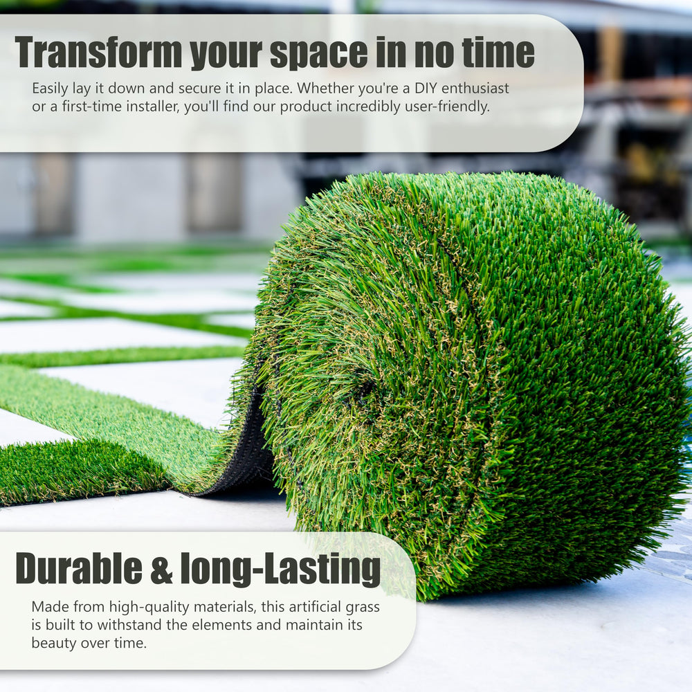Grassline Solutions strip beside ruler showing 2-inch width for accurate scale and planning
