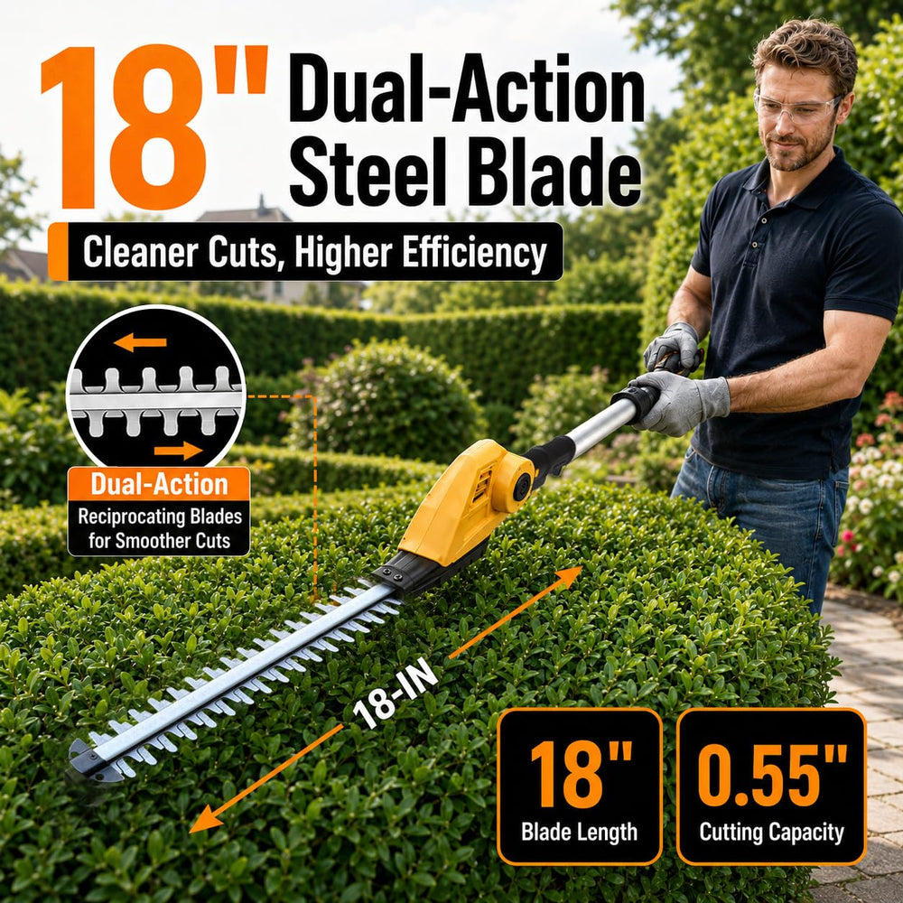 GRASSTIGON adjustable rotating head detail for versatile angle trimming