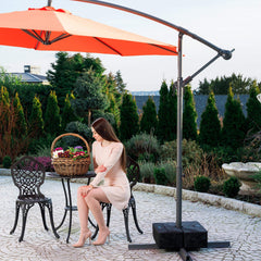 Gravipod DUO being filled with sand showing easy-fill, no-lift two-piece convenience