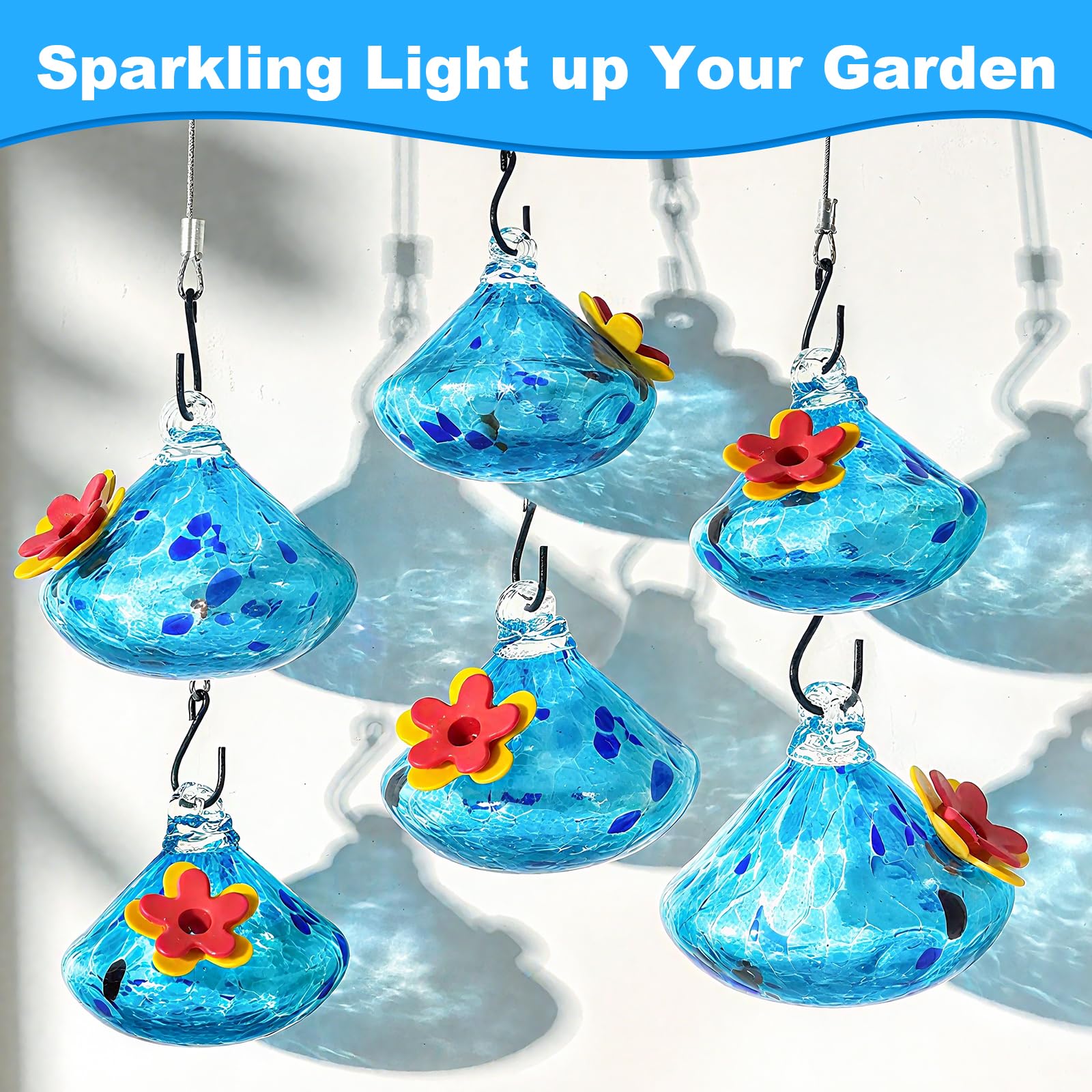 Grebilux in use with hummingbird feeding demonstrates multiple-port access