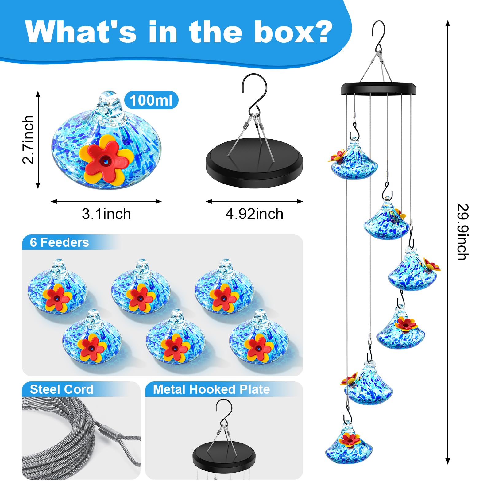 Grebilux lifestyle patio setting adds visual charm and soothing chime sounds