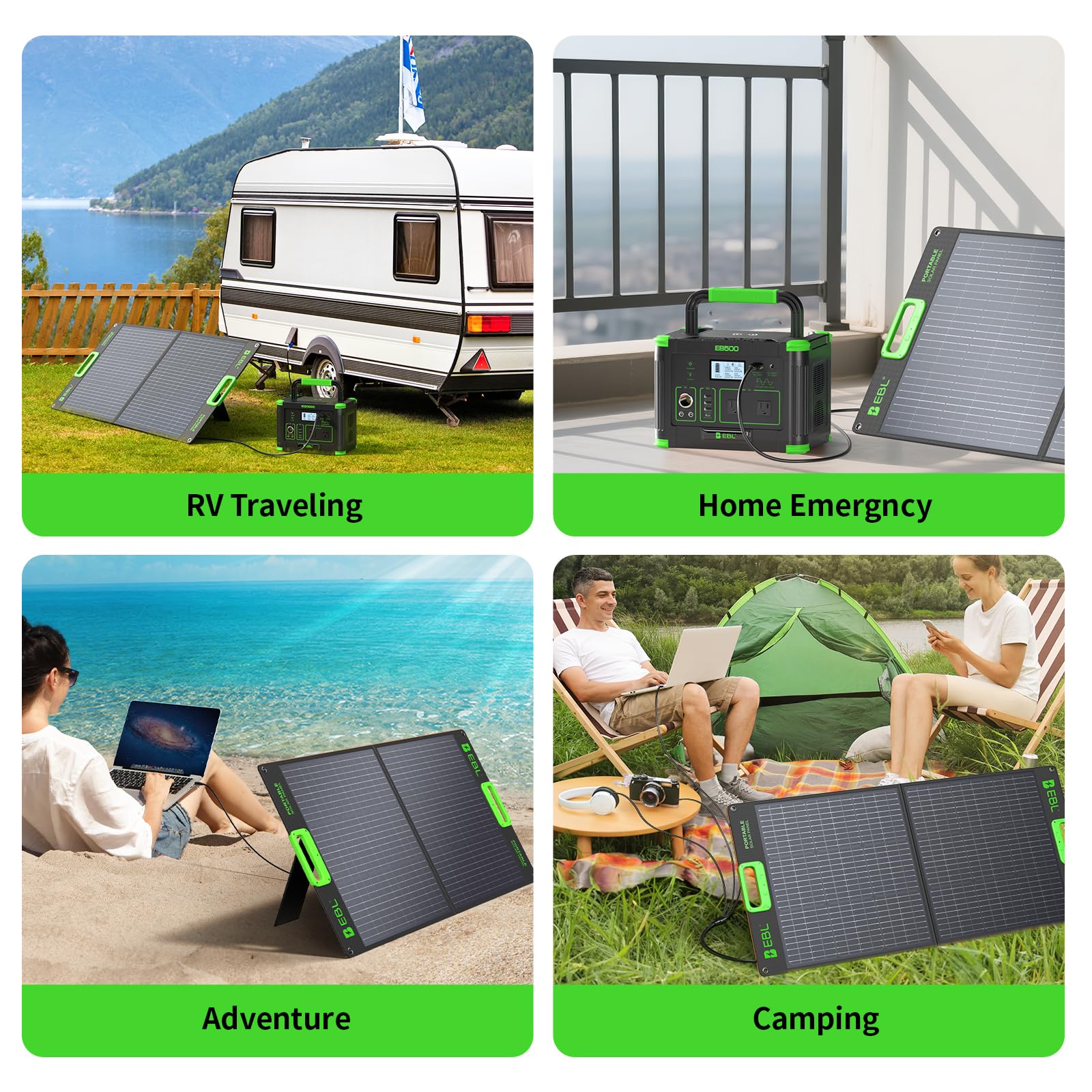 GRECELL included cables and adapters displayed showing ready-to-use complete kit