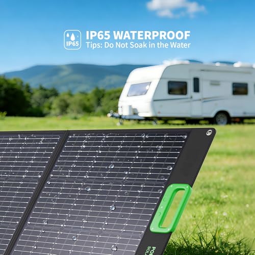 GRECELL 100W close-up of monocrystalline cells and ETFE lamination for durability