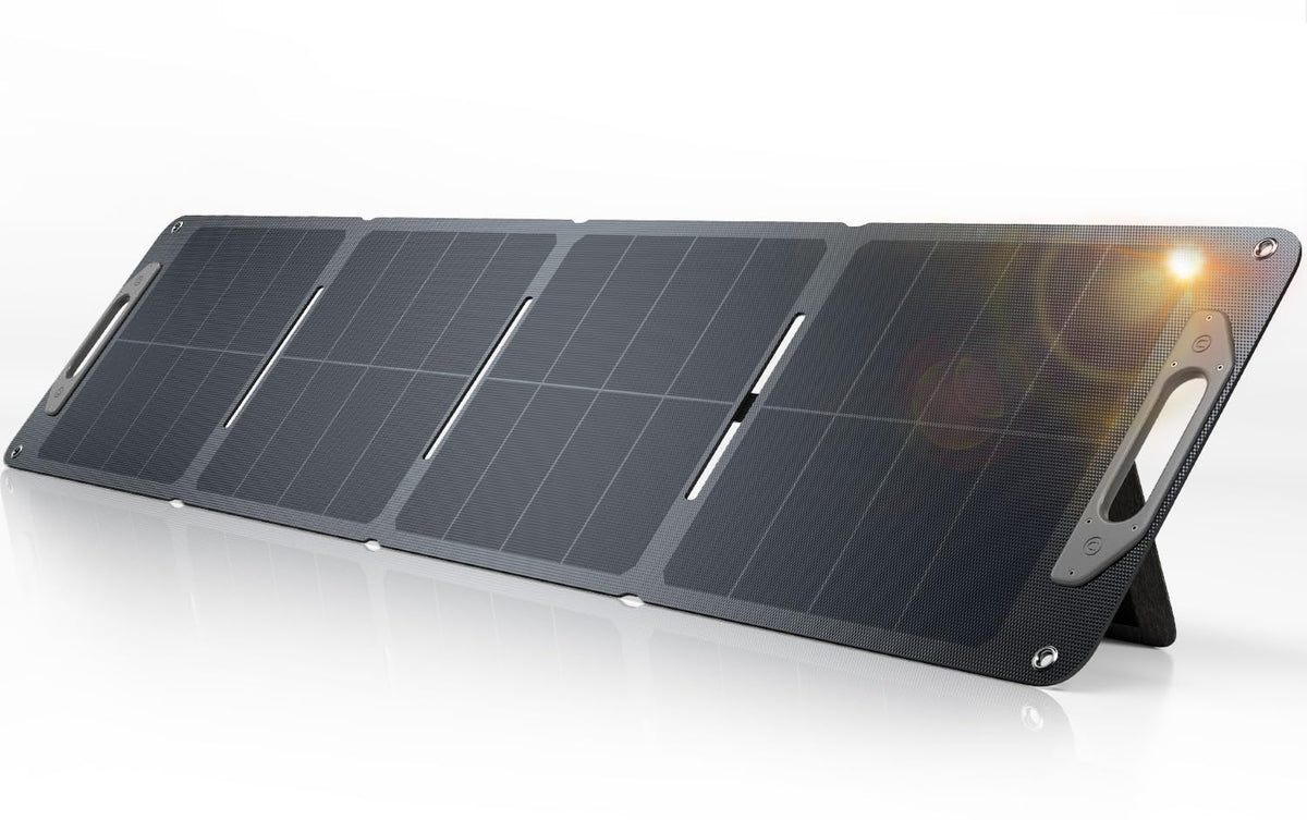 GRECELL folded front view showing compact portability and easy carry