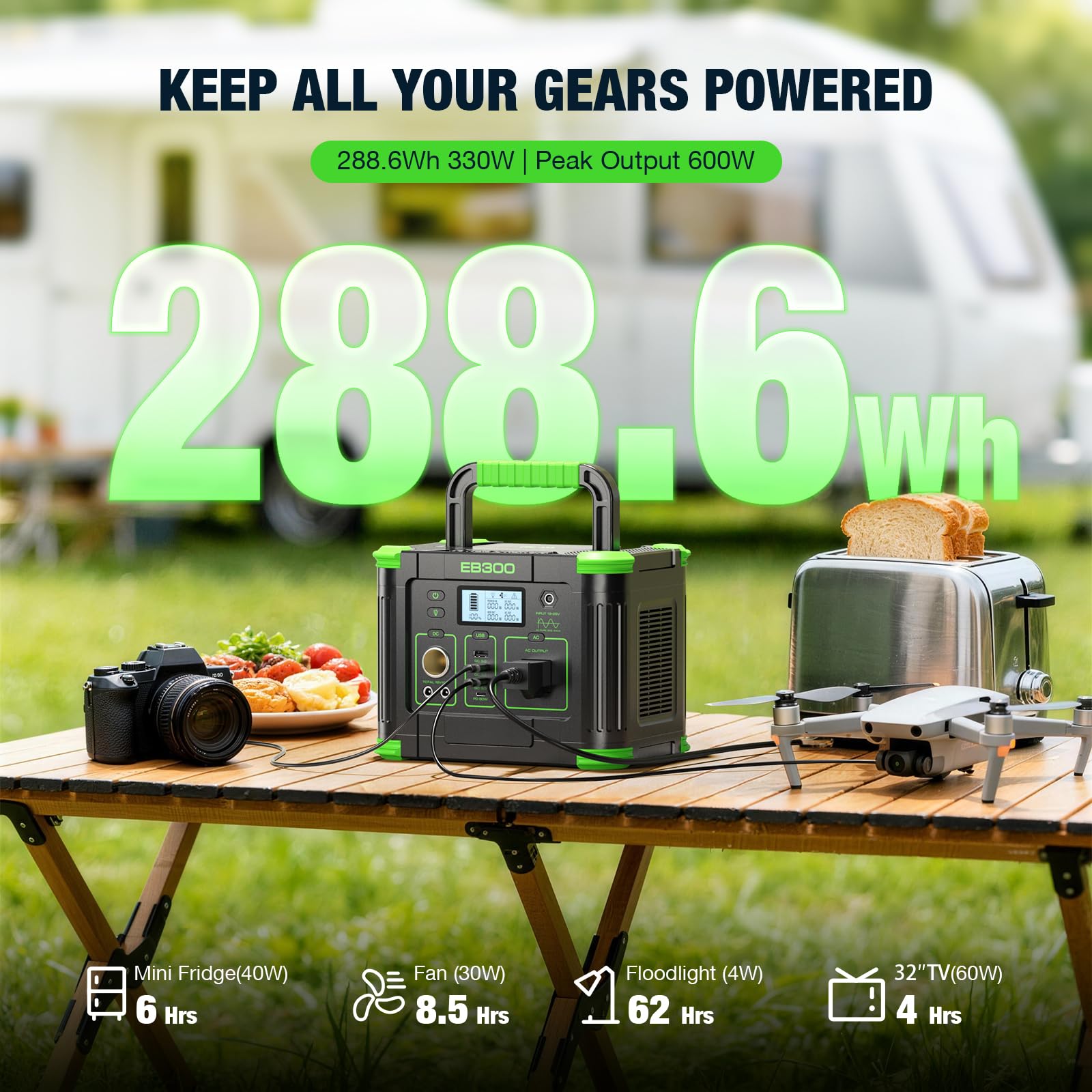 GRECELL held in hand showing lightweight size and grab-and-go portability