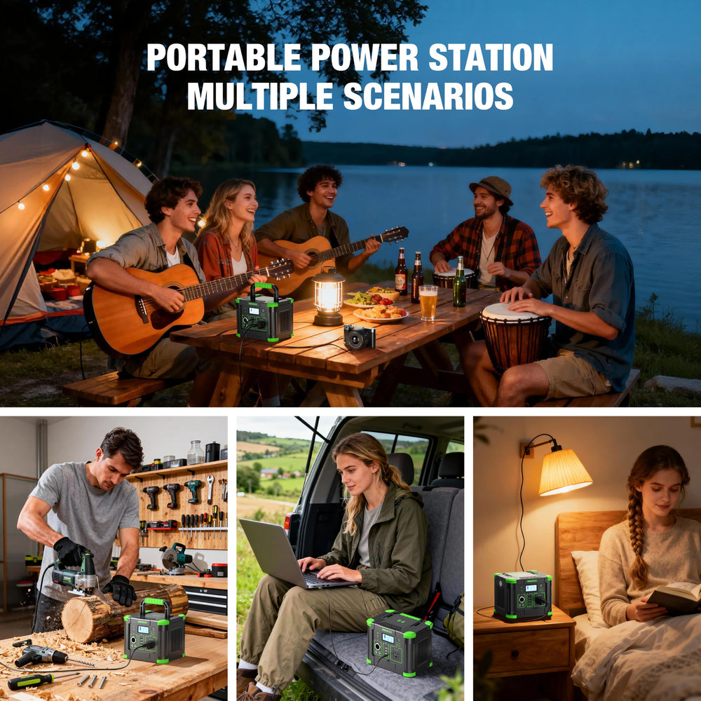 GRECELL connected to solar panel demonstrating efficient off-grid recharge