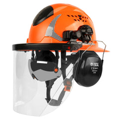 GREEN DEVIL front full-brim helmet protects head and face
