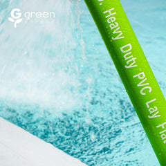 G green EXPERT hose collapsed flat for compact storage and easy transport in vehicles