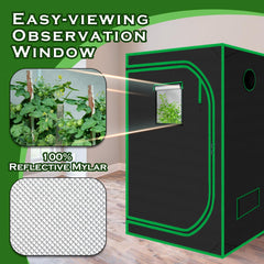 Green Hut heavy-duty steel pole and patented connector for secure support