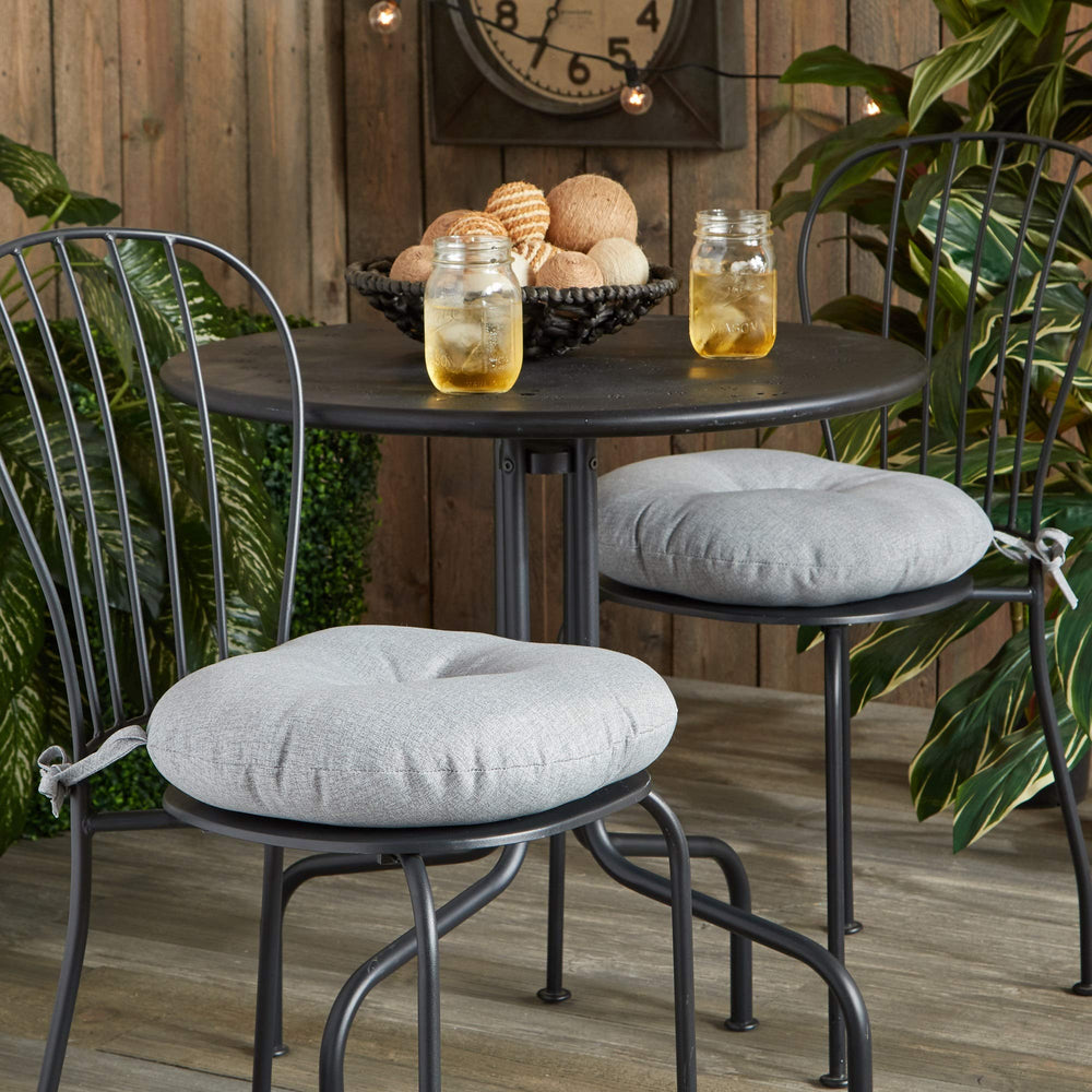 Greendale Home Fashions close-up of cement polyester fabric showing durable texture