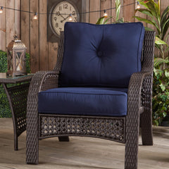 Greendale Home Fashions close-up of Sunbrella fabric texture highlighting fade resistance
