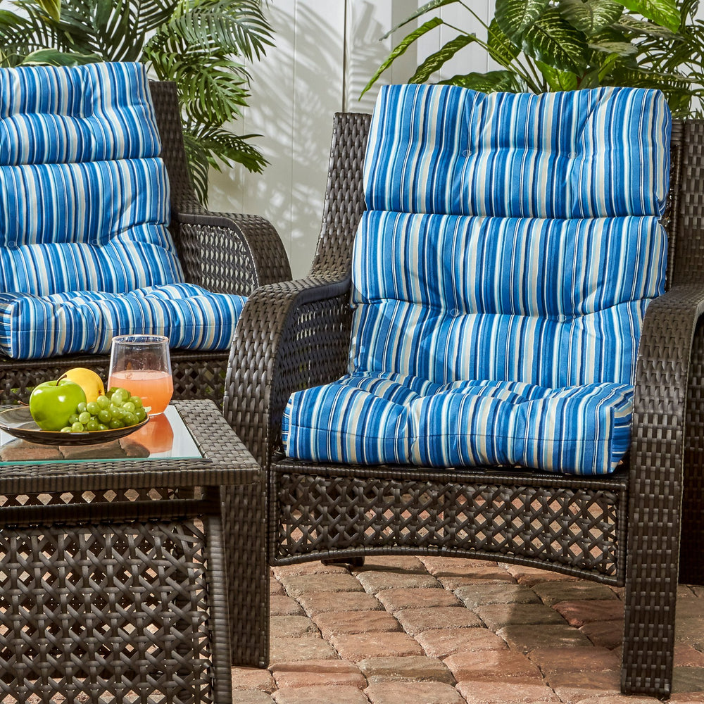 Greendale Home Fashions fabric close-up showing polyester weave and durable outdoor texture