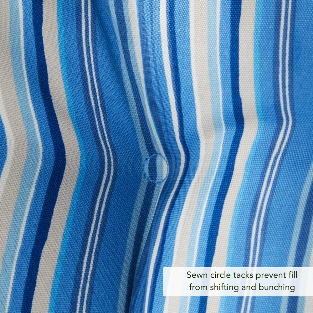 Greendale Home Fashions side profile showing 5-inch thickness for plush support