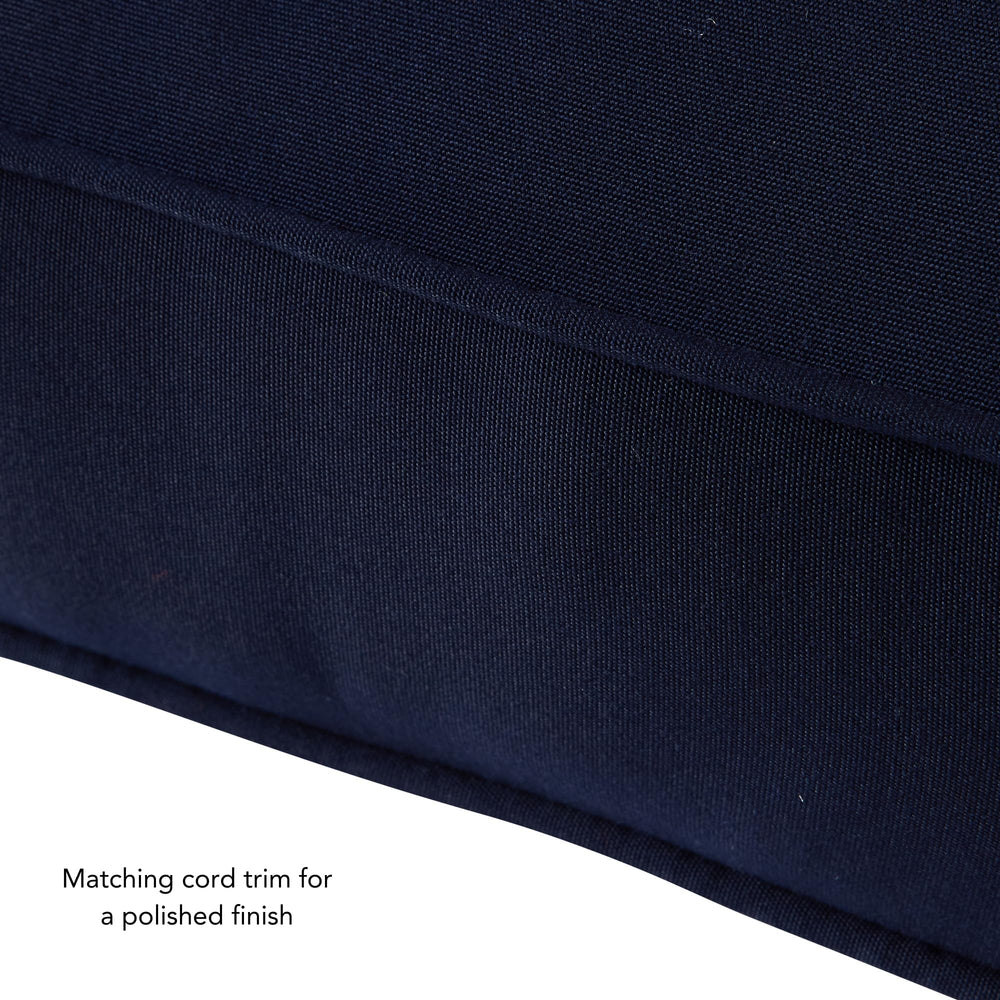 Greendale Home Fashions cushions with ruler for scale to confirm sizing accuracy